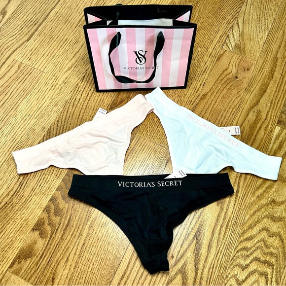 Victoria's Secret Other - Victoria Secret Thong String Set Of Three SIZE S/P